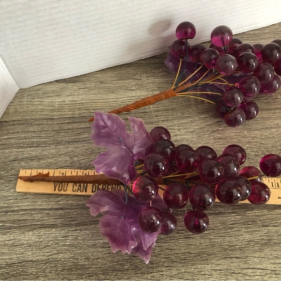 Vtg Lucite Grape Clusters - Picture 13 of 15